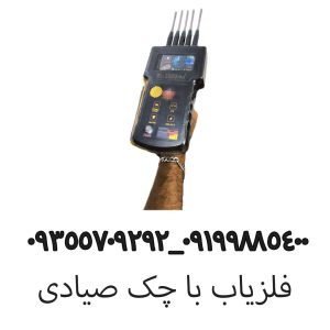 فلزیاب با چک صیادی